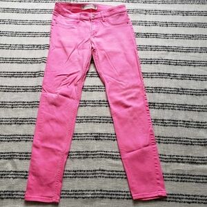 Abercrombie & Fitch Vintage Neon Pink Skinny Jeans